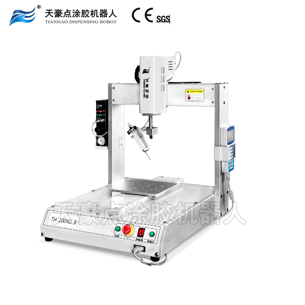 針筒式四軸立面點(diǎn)涂膠機(jī)器人