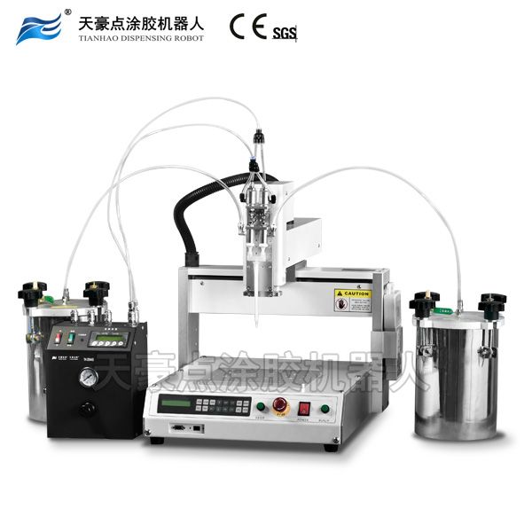 懸浮型氣壓式雙液點(diǎn)涂膠機(jī)器人