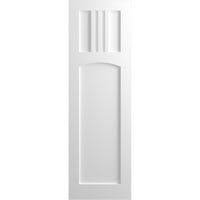 Ekena Millwork 18 W 59 H TRUE FIT PVC San Miguel Mission Style Fixed Mount Sulters, недовршени