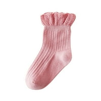 Пулору Мали Девојчиња Чорапи За Дишење, Чорапи Со Кратки Цевки Без Коски