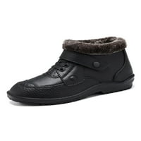 Маглички мастички отпорни на влезни снежни чизми на отворено удобност одење зимски чевли црни 10