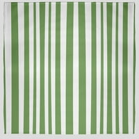 Едноставно Daisy Pencil Stripe Fleece Flapte, зелено, преголемо фрлање