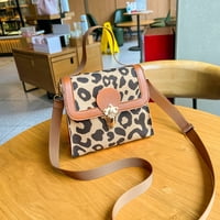 Женски чанти за продажба на чистоци жени чанти за торбички за гласини нова шема мода леопард печатење торба за месинџер Практична