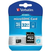 Вербатим MicroSDHC картичка со адаптер