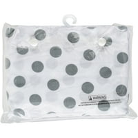 Care Inc модерна сива полска точка памучна лист поставена креветче за креветчиња