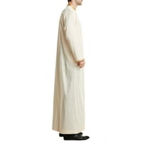 Борниу Тобе, наметка за мажи, муслиманска облека средно стоечки врат извезен џеб со долги ракави, долга обична облека, муслиманска
