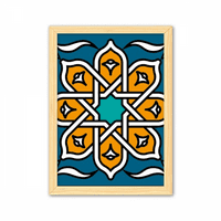 Мароко Стил Цвет Шема Декоративни Дрвени Сликарство Дома Декорација Слика Рамка А4