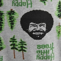Боб Рос Мажите среќни мали дрвја панталони за пижами