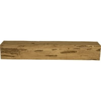4 H 6 D 84 W Pecky Cypress Faa Wood Camply Mantel, Златен даб