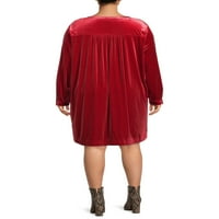 Fuseенски фустан со плус големина на Terra & Sky, плус големина