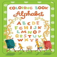 Книга за боење на азбуката: Книга за боење на азбуката за деца на возраст од 2-4 години. Забава со бои и животни