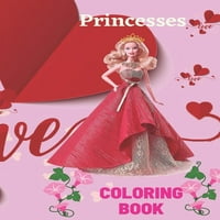 Книга за боење принцези: Книга за боење на принцезите за девојчиња 5- со ексклузивни слики+ неверојатни цртежи на принцези,