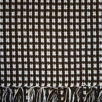 Linte Linens Homespun Проверете памук ткаен опфатен чаршав 60 x120