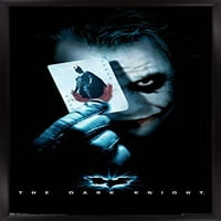 Стрип Филм - Темниот Витез-Џокер Со Бетмен Играње Картичка Ѕид Постер, 14.725 22.375