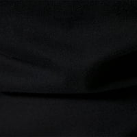 Leesechin Менс Опремени Маици Дозвола Мажи Повик Солидна Мода Пуловер Круг Вратот Краток Ракав Маица Блуза