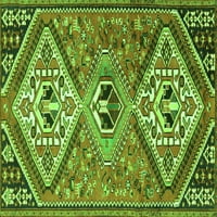 Ахгли Компанија Внатрешен Правоаголник Персиски Зелени Килими Од Традиционална Област, 2'5'