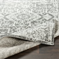 Уметнички ткајачи Монте Карло Ориентална област килим, сива, 3 '5'