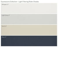 Колекција на сопствени изрази, ролери за филтрирање на безжична светлина, светло сива, 7 8 ширина 72 Должина