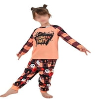 Жени Мажи Деца Карирана Ноќна Облека Празнична Облека За Спиење Со Долги Ракави Мека Забава Што Одговара На Семејните Пижами