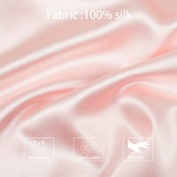 Уникатни поволни цени мама црница свилена перници, стандардни, розови