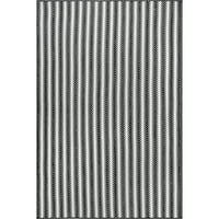 Нулум Кенеди плетенки со шипки на отворено, 8 '10', црно