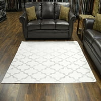 Дизајн на килим Миа, темно сива сива сива слонова коска крем бела трета модерни апстрактни геометриски брановидни линии современи