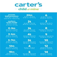 Мое дете на Картер, облека за девојчиња за бебиња и мали деца, 3-парчиња, големини од 12 метри-5Т
