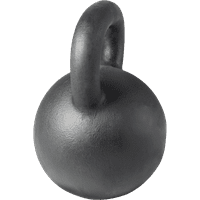 Titan 45-фунти kettlebell, опрема за тежина од леано железо за вежбање со рака и нозе