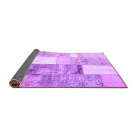 Ахгли Компанија Затворен Правоаголник Крпеница Виолетова Преодна Површина Килими, 2 '3'