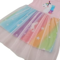 Мали Девојчиња Краток Секојдневен Фустан Памук Пролет Лето Краток Ракав Основна Туника Кошула Фустан За Играње