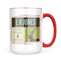 Неонблонд Национална американска шума l r r jones државна шума подарок за loversубители на чај од кафе
