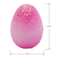 Начин да се слави велигденскиот шеќер текстуриран омбре пластични велигденски јајца, брои