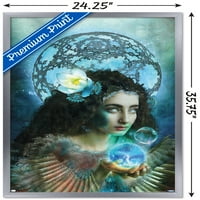 Јена Делагротаља: Космички Хороскопски - Водолија Ѕид Постер, 22.375 34 Врамени