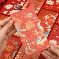 Пнелт Исклучителни Црвени Пари Пликови Топла Печат Цртан Филм Поволни Кинески Црвени Џебови Свадба Фаворизира